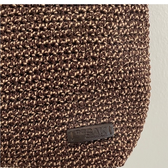 🆕 The Sak Elliot Lucca Brown Crochet Handbag - Picture 6 of 12